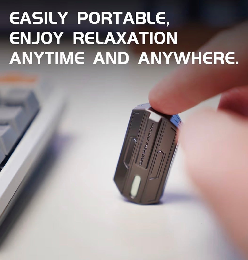 Fingertip Metal Slider LED Toy