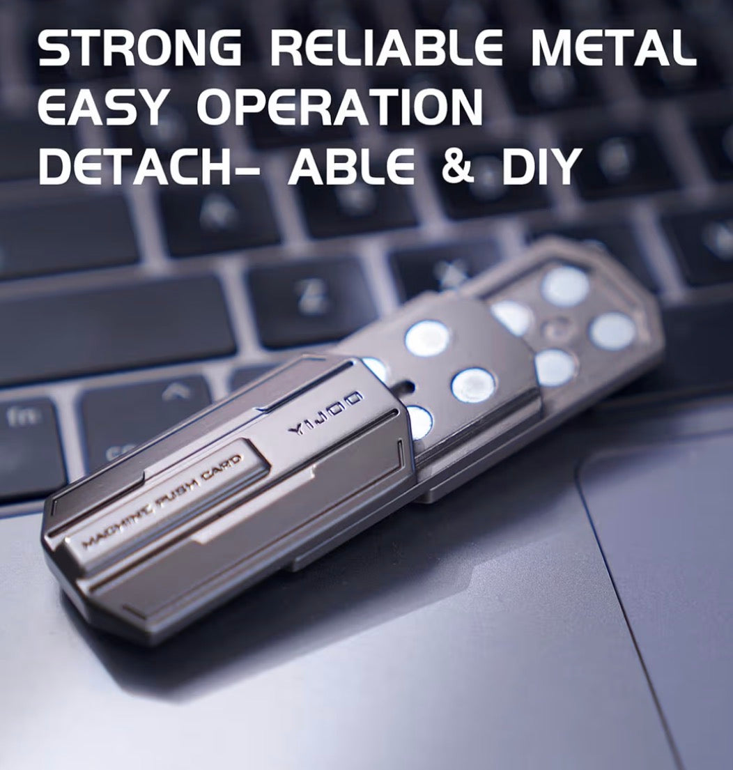 Fingertip Metal Slider LED Toy