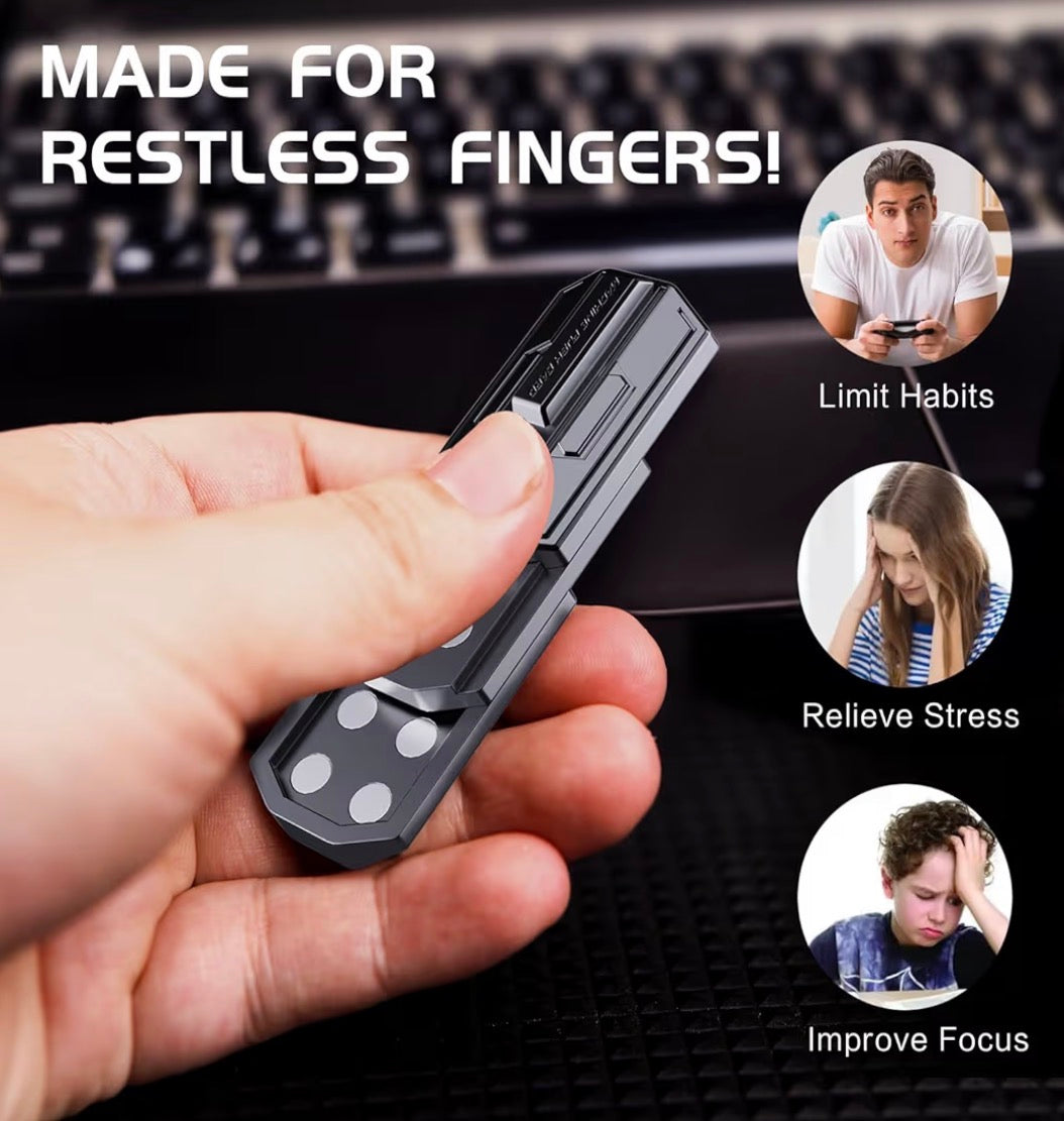 Fingertip Metal Slider LED Toy